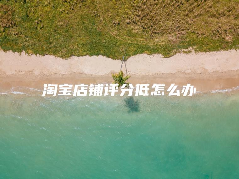 淘宝店铺评分低怎么办 淘宝店铺评分低怎么办