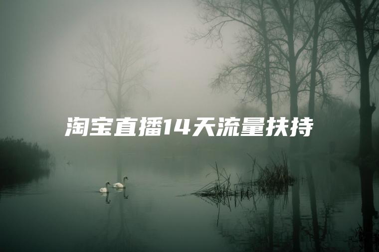 淘宝直播14天流量扶持 淘宝直播14天流量扶持