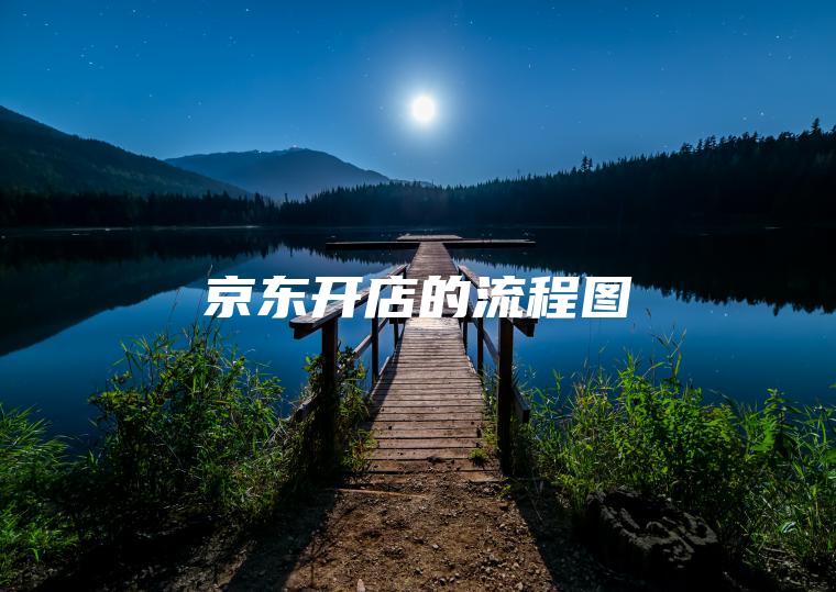 京东开店的流程图