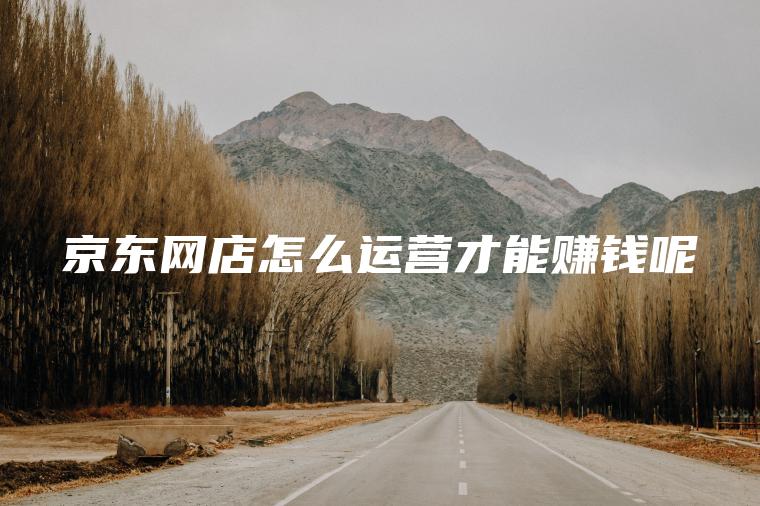 京东网店怎么运营才能赚钱呢 京东网店怎么运营才能赚钱呢
