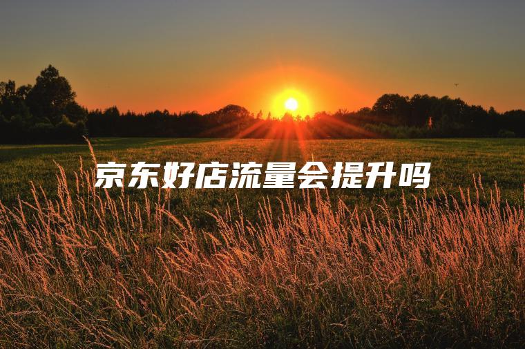 京东好店流量会提升吗