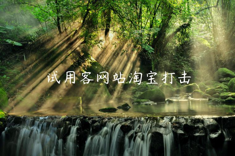 试用客网站淘宝打击 试用客网站淘宝打击
