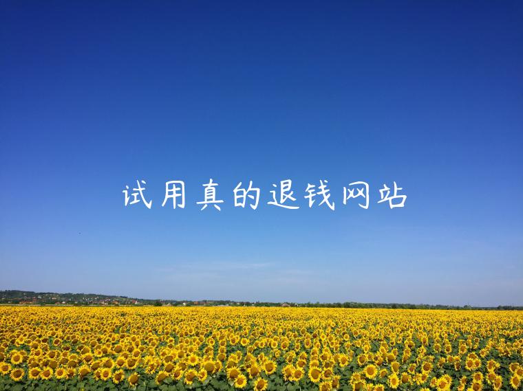 试用真的退钱网站