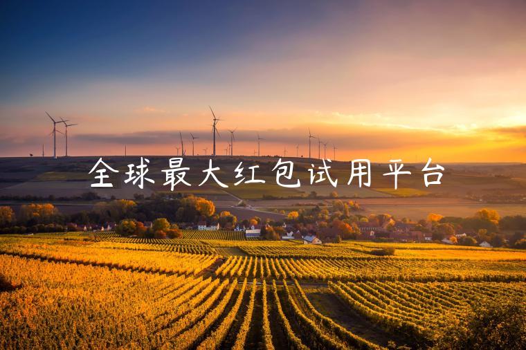 全球最大红包试用平台