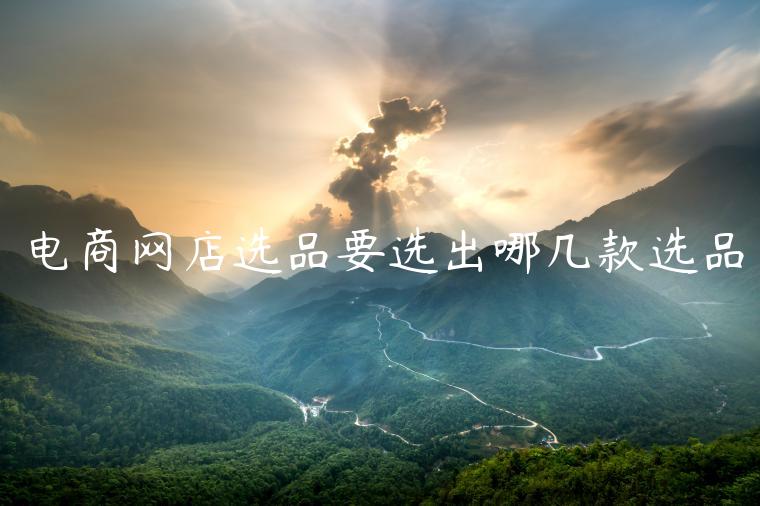 电商网店选品要选出哪几款选品 电商网店选品要选出哪几款选品