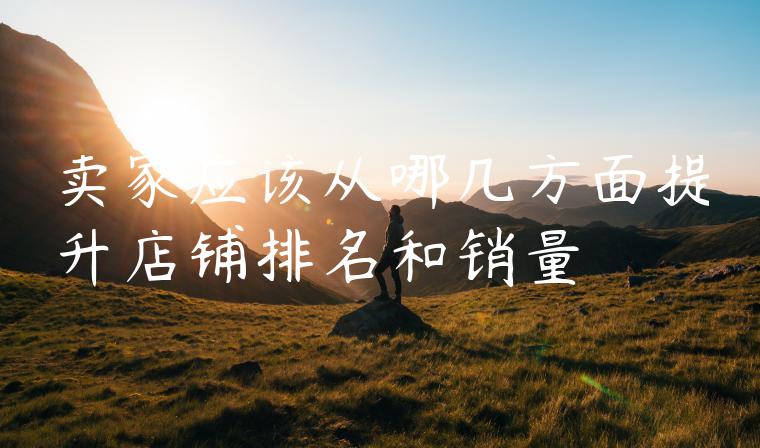 卖家应该从哪几方面提升店铺排名和销量