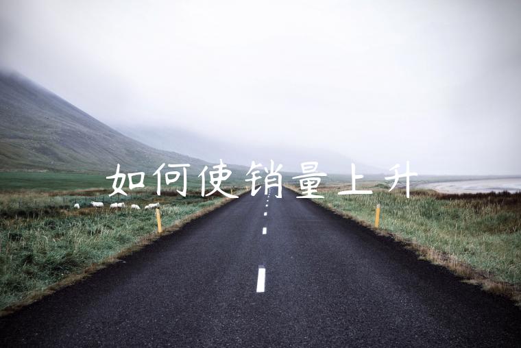 如何使销量上升