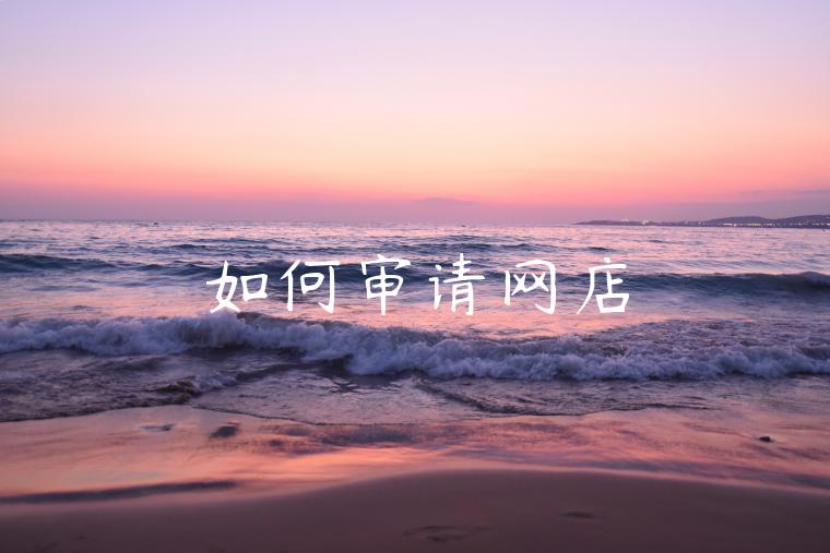 如何审请网店