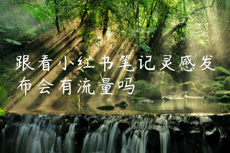 跟着小红书笔记灵感发布会有流量吗