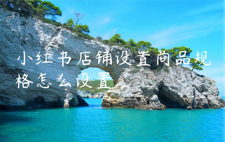 小红书店铺设置商品规格怎么设置 小红书店铺设置商品规格怎么设置