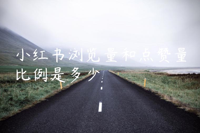 小红书浏览量和点赞量比例是多少 小红书浏览量和点赞量比例是多少
