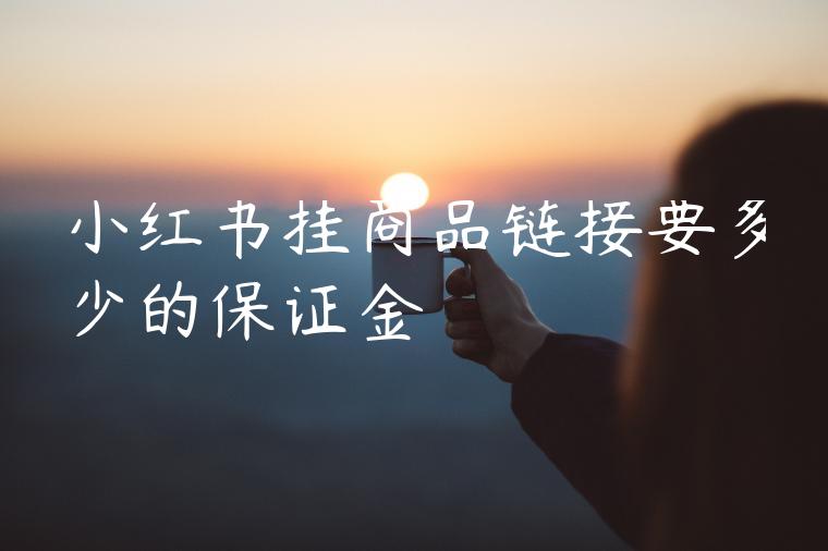 小红书挂商品链接要多少的保证金 小红书挂商品链接要多少的保证金