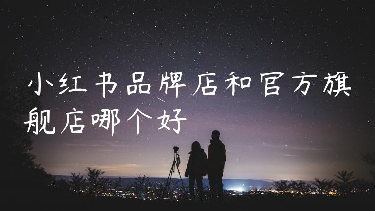 小红书品牌店和官方旗舰店哪个好