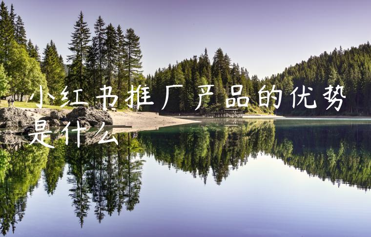 小红书推广产品的优势是什么 小红书推广产品的优势是什么