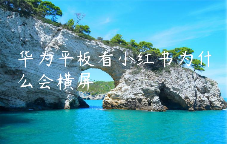 华为平板看小红书为什么会横屏