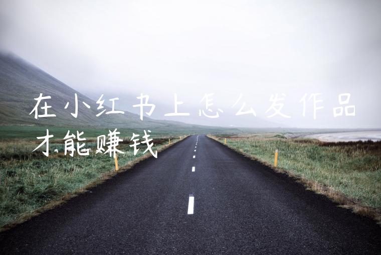 在小红书上怎么发作品才能赚钱 在小红书上怎么发作品才能赚钱