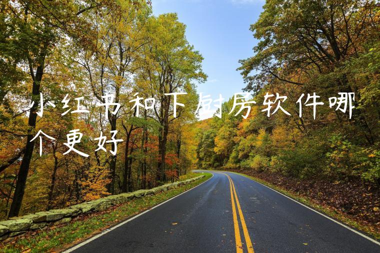 小红书和下厨房软件哪个更好