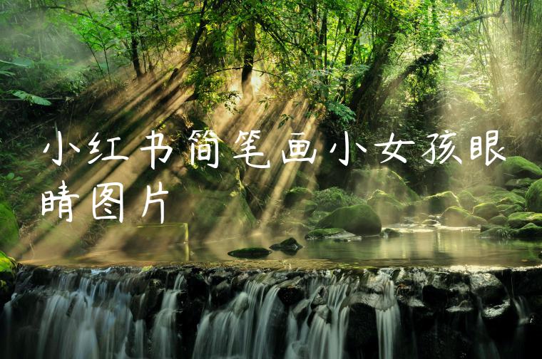 小红书简笔画小女孩眼睛图片 小红书简笔画小女孩眼睛图片