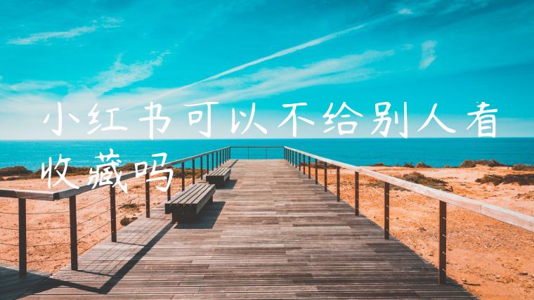 小红书可以不给别人看收藏吗