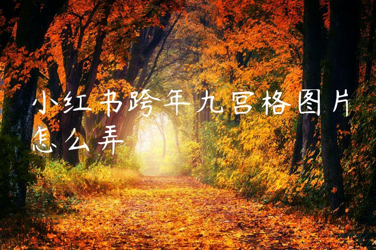 小红书跨年九宫格图片怎么弄