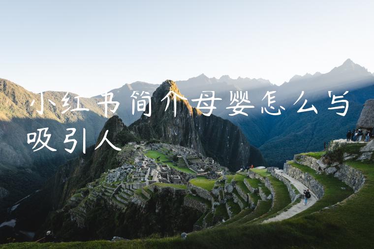 小红书简介母婴怎么写吸引人