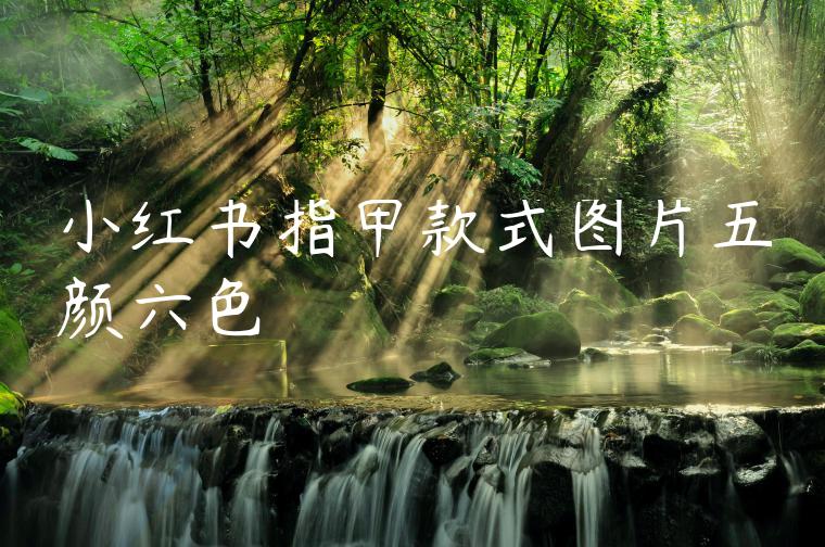 小红书指甲款式图片五颜六色