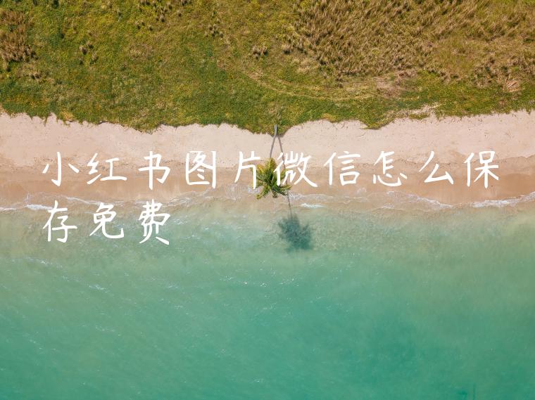 小红书图片微信怎么保存免费 小红书图片微信怎么保存免费