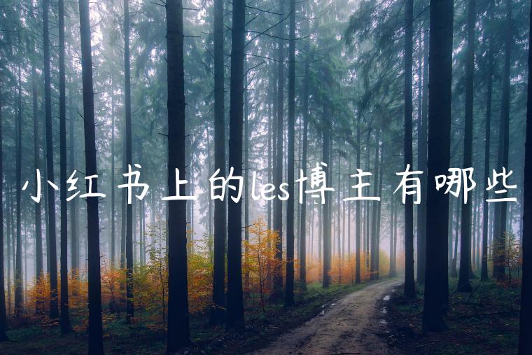 小红书上的les博主有哪些 小红书上的les博主有哪些