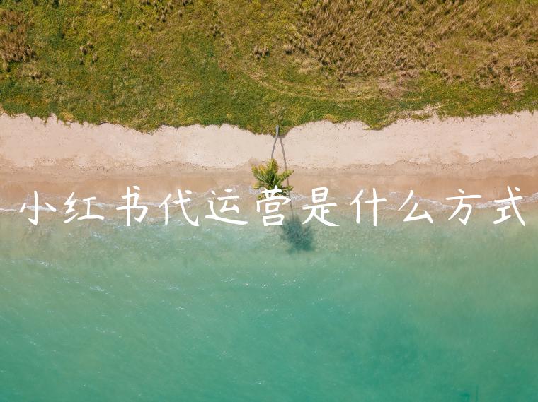 小红书代运营是什么方式