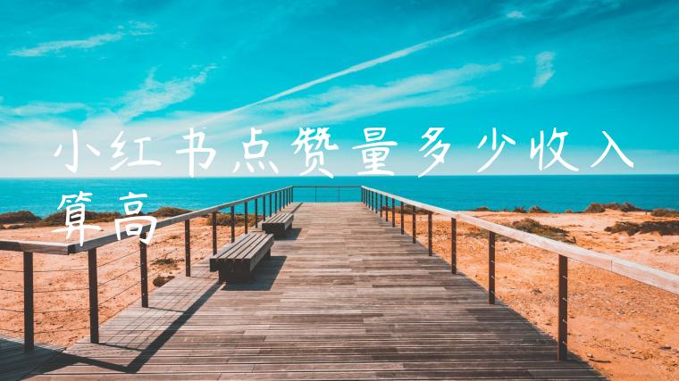 小红书点赞量多少收入算高