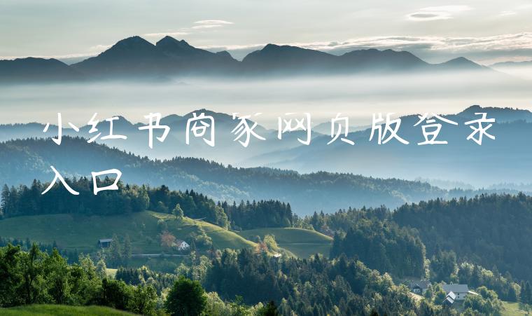 小红书商家网页版登录入口 小红书商家网页版登录入口