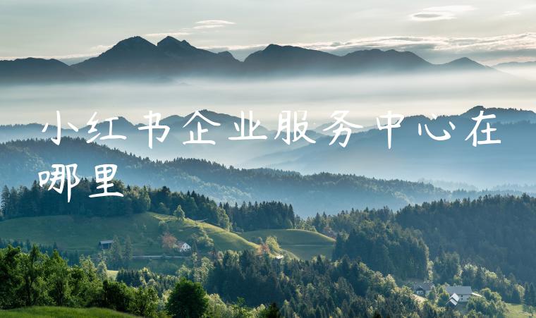 小红书企业服务中心在哪里