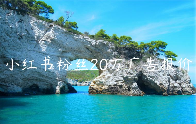 小红书粉丝20万广告报价