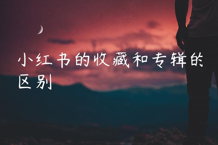 小红书的收藏和专辑的区别