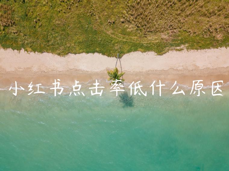 小红书点击率低什么原因 小红书点击率低什么原因