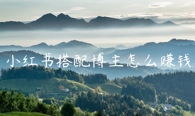 小红书搭配博主怎么赚钱