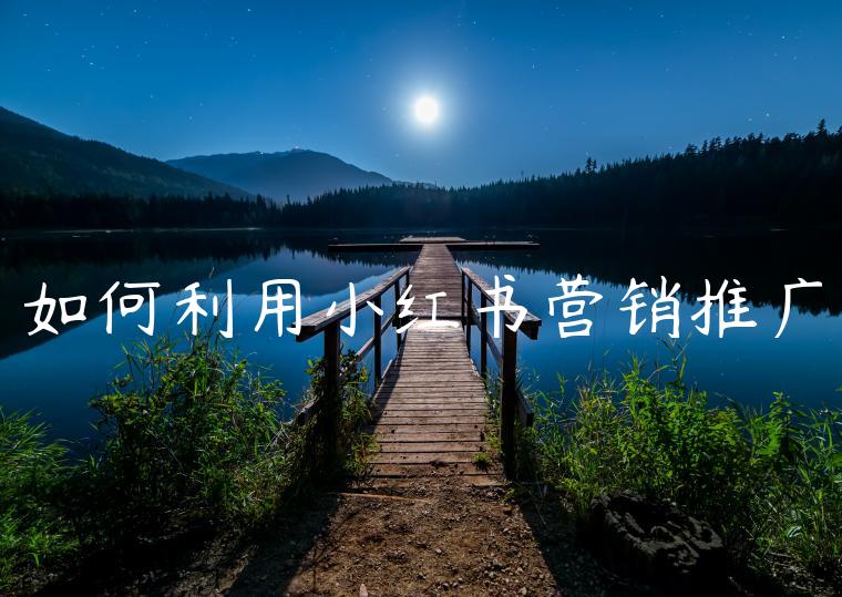 如何利用小红书营销推广