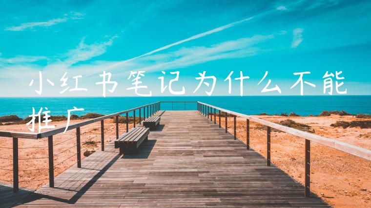 小红书笔记为什么不能推广 小红书笔记为什么不能推广