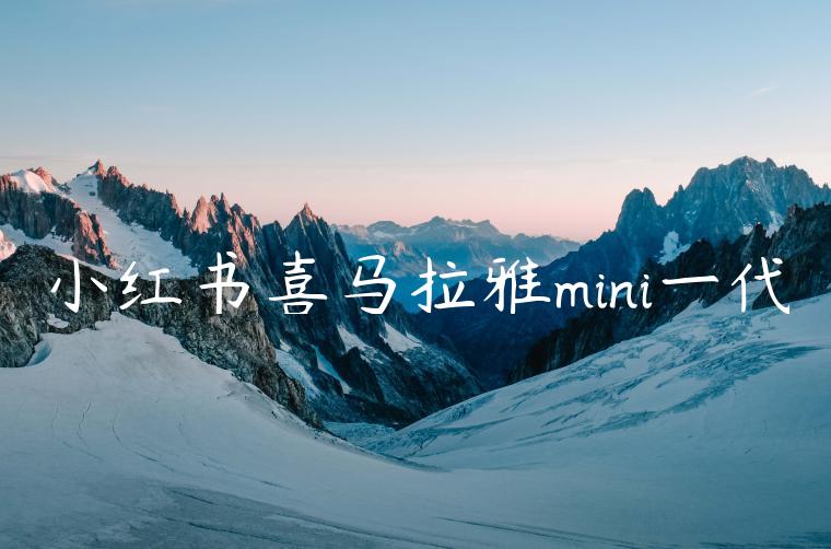 小红书喜马拉雅mini一代