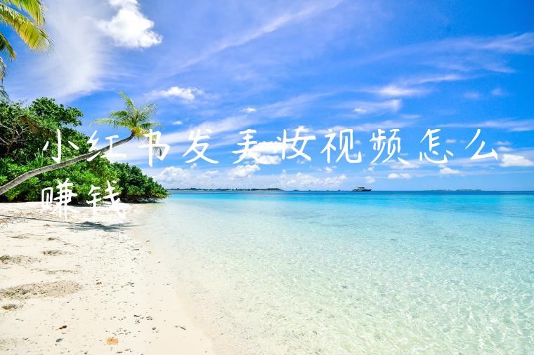小红书发美妆视频怎么赚钱