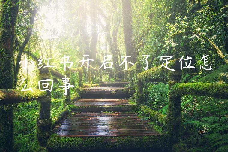 小红书开启不了定位怎么回事 小红书开启不了定位怎么回事