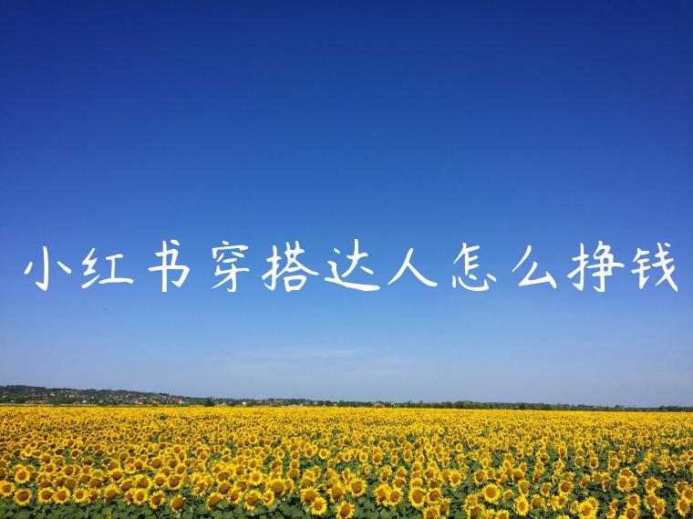 小红书穿搭达人怎么挣钱 小红书穿搭达人怎么挣钱