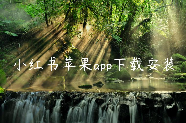 小红书苹果app下载安装 小红书苹果app下载安装