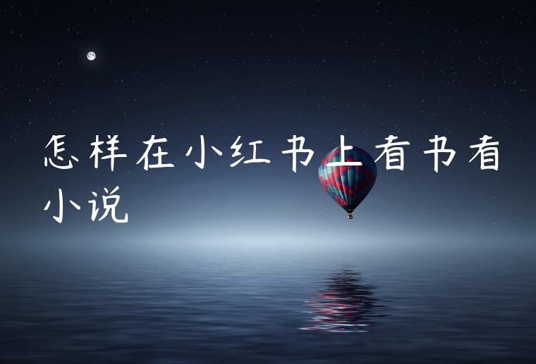 怎样在小红书上看书看小说 怎样在小红书上看书看小说