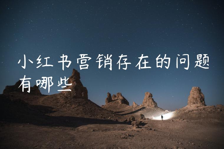 小红书营销存在的问题有哪些