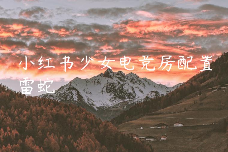 小红书少女电竞房配置雷蛇 小红书少女电竞房配置雷蛇