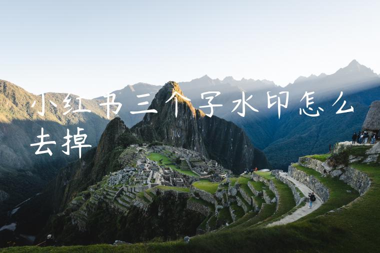 小红书三个字水印怎么去掉 小红书三个字水印怎么去掉