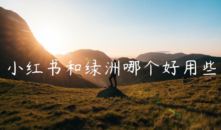 小红书和绿洲哪个好用些 小红书和绿洲哪个好用些