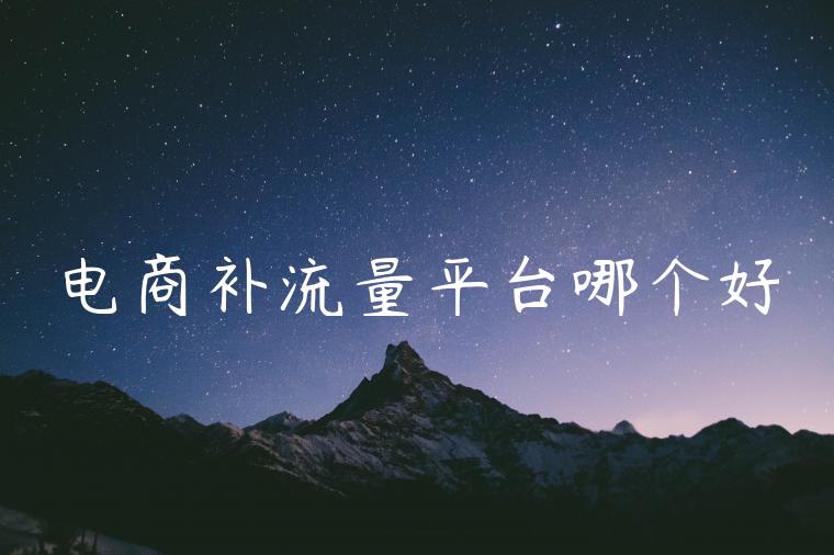 电商补流量平台哪个好
