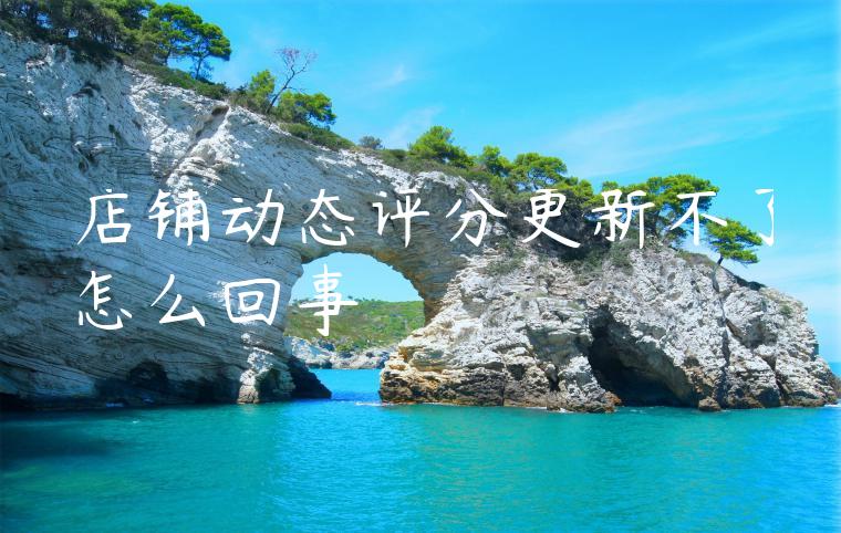 店铺动态评分更新不了怎么回事